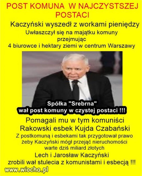 Prawda jak Kaczyński walczył z komuną...
