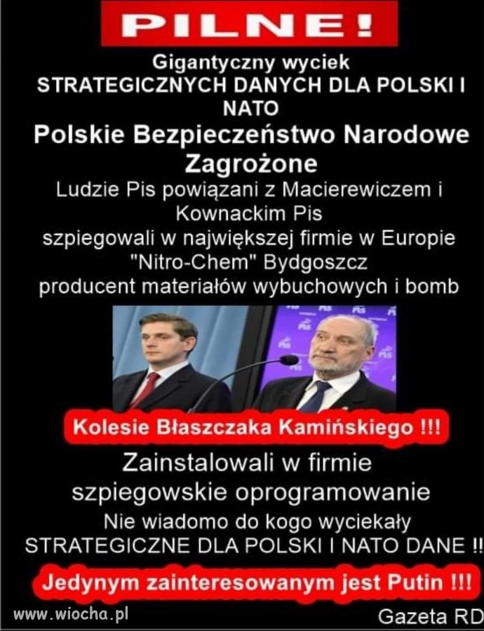 To jest tak jak  kretynów dopuszcza się do "tajnych dokumentów"