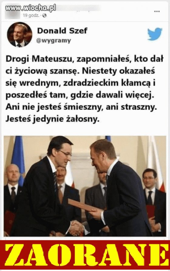 Donald o Mateuszu
