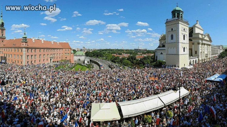 500 000 przemaszerowało ulicami Warszawy, pokojowo