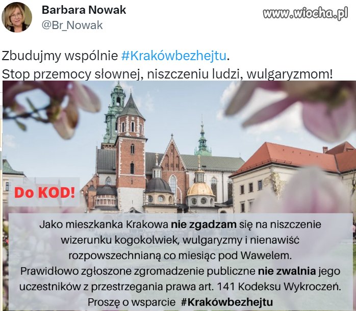 No nie spodziewałem się po niej