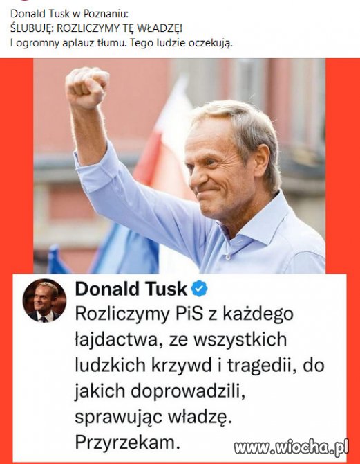 Dlatego PiS tak sie boi Tuska, knuje i szczuje, na niego!