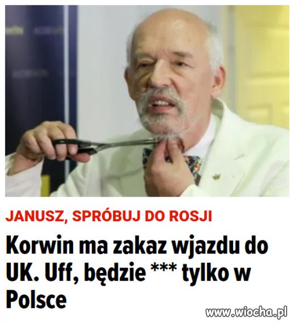 W UK nie chcą widzieć tego polskiego polityka...