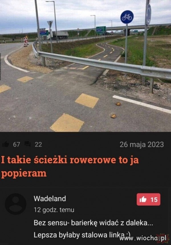 Ścieżka rowerowa.