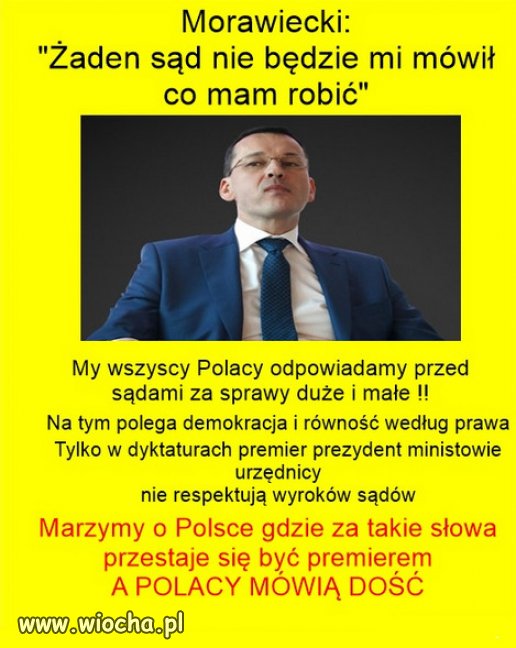 W Polsce jedyna wyrocznia jest Kaczynski...