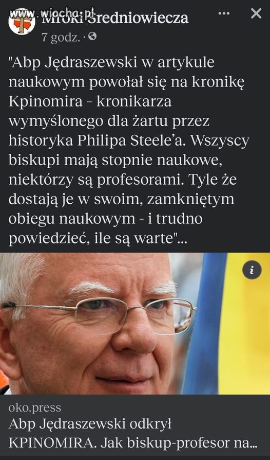 Swoim zamkniętym obiegu naukowym...