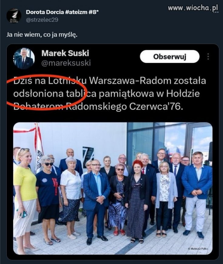 A czegóż to po Suskim innego się spodziewać. On dzielnie wszystkie słonie z drogi usunął