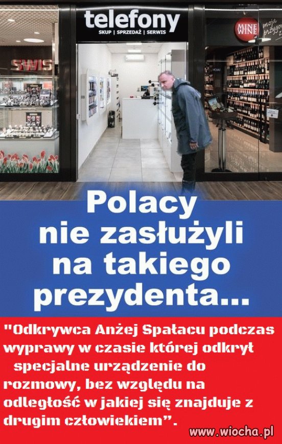 Duduś odkrył telefony