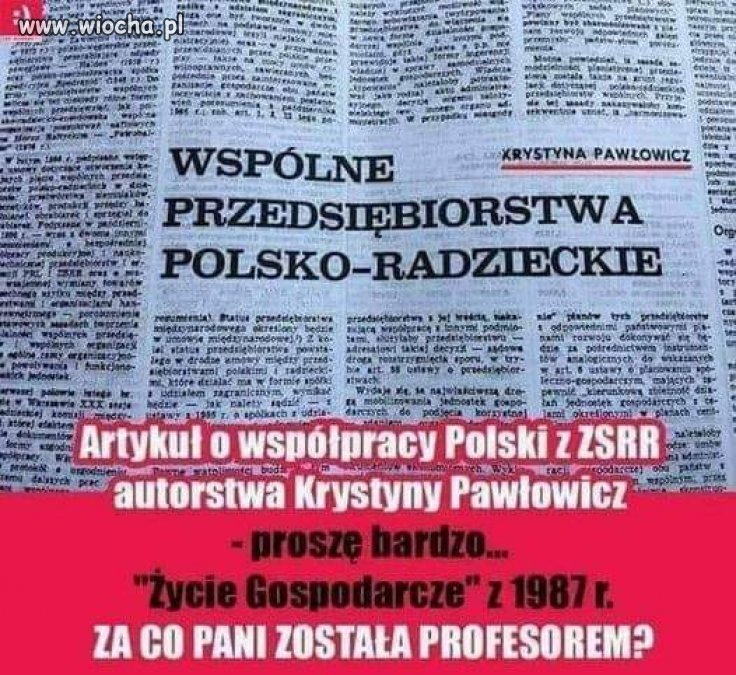 Za co została profesorem?
