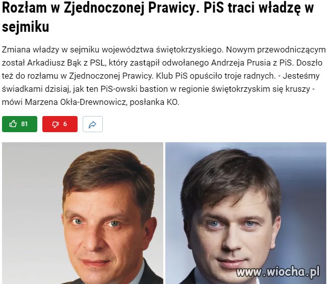 Pis traci kolejny region