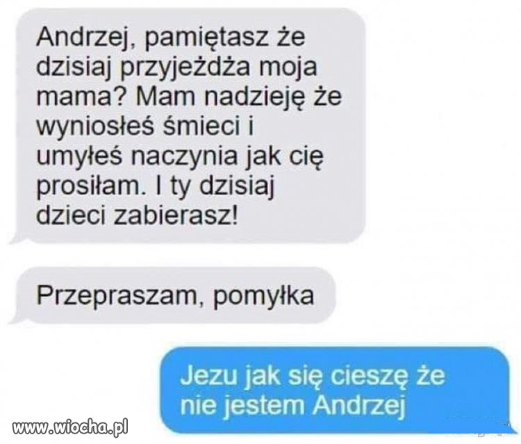 Współczujemy Andrzejowi