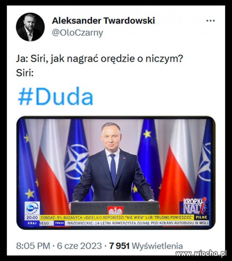 Prezydent wygłosił orędzie.