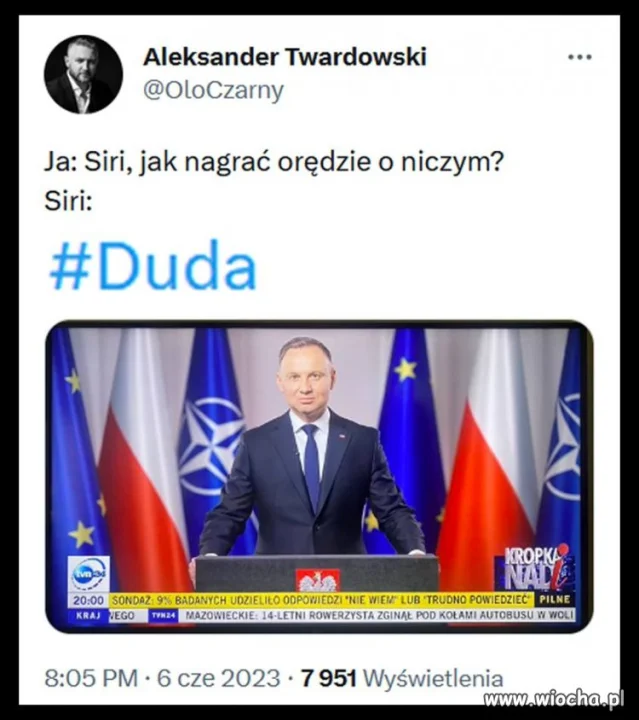 Prezydent wygłosił orędzie.