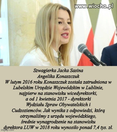Blond szwagierka Jacka Sasina -  Rodzina na swoim