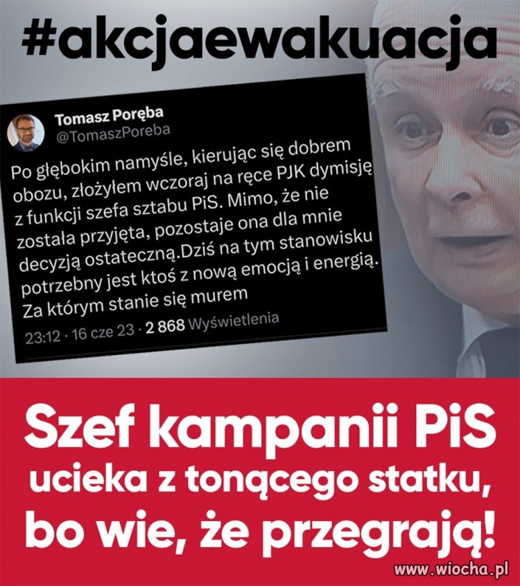 Oni już wiedzą, że przegrają...