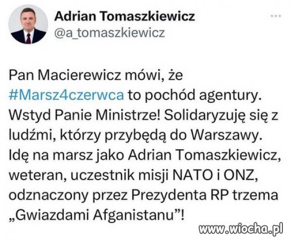Agentury Macierewicza nie będzie na Marszu 4 czerwca!