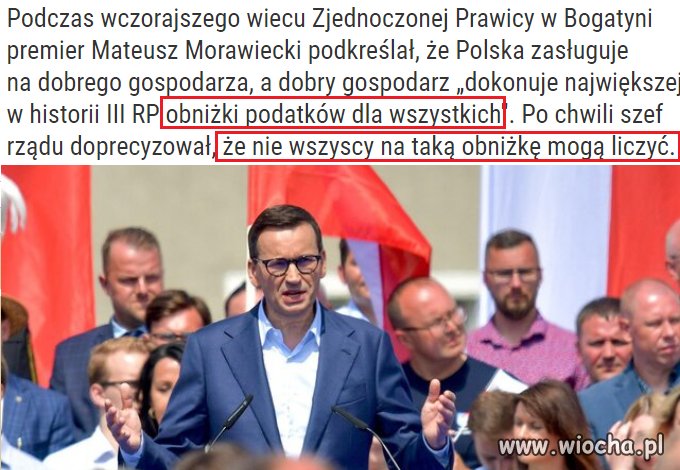 Obniżka podatków dla wszystkich