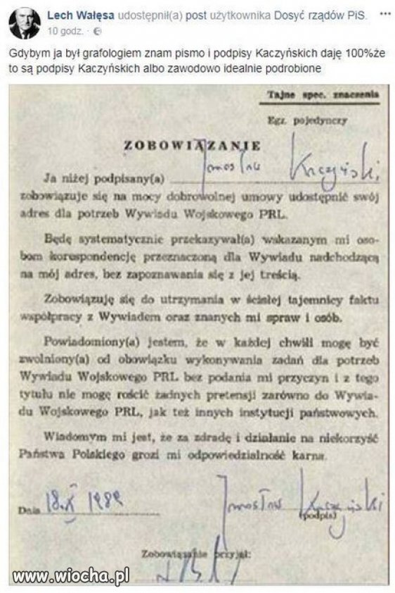 Wyszlo szydlo z worka?