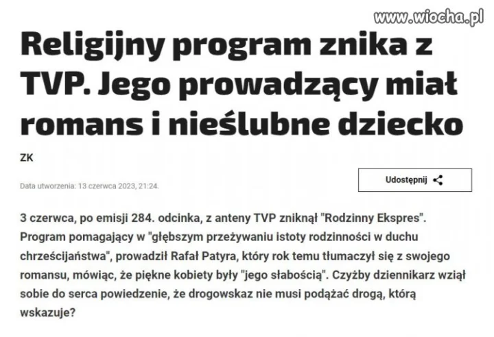 Oj tam, może  zgrzeszył.