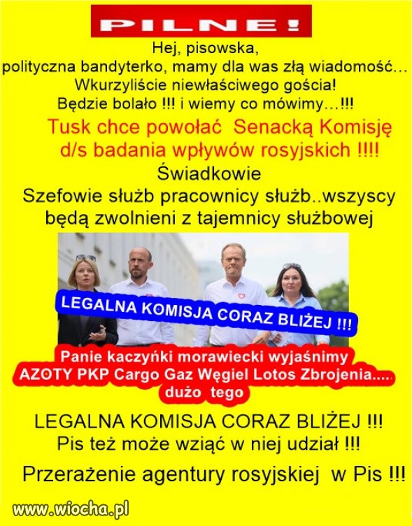 Oj bedzie sie dzialo...nie dziwie sie ze PiS w panice!