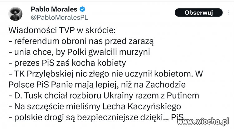 Dla tych co nie oglądają bo nie mogą albo nie chcą