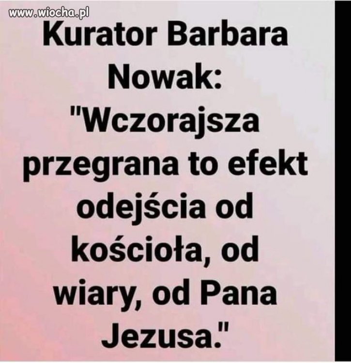 Peron odjechał temu kuratoru!