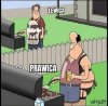 Dla prawicowych hipokrytów uciekających po rynnie