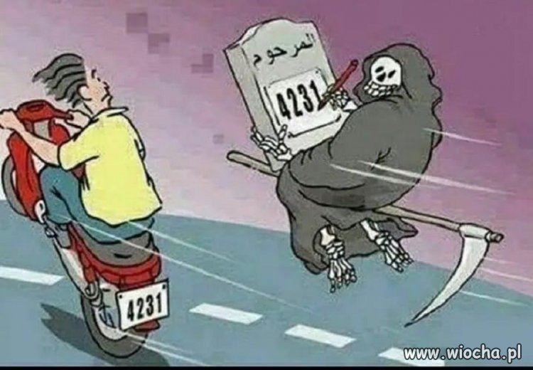 To dociera do motocyklistów