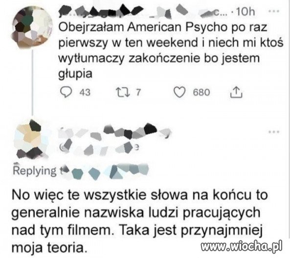 Jest pytanie.