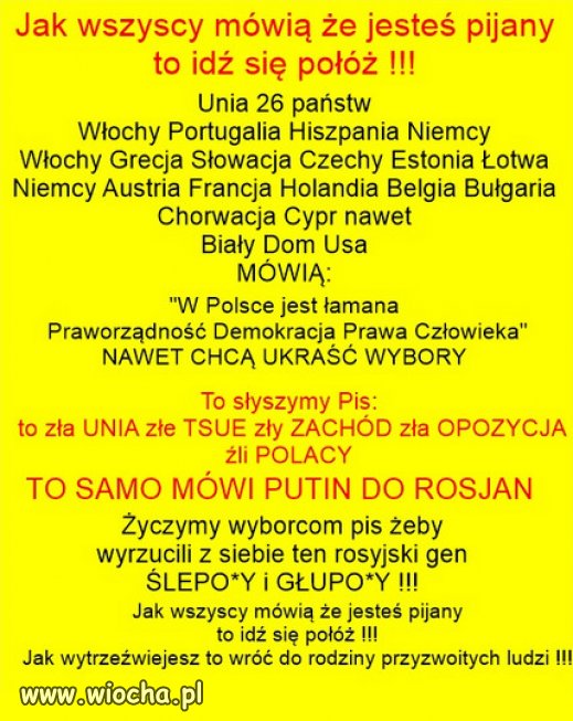 Dla PiS prawda nie ma żadnego znaczenia... 
