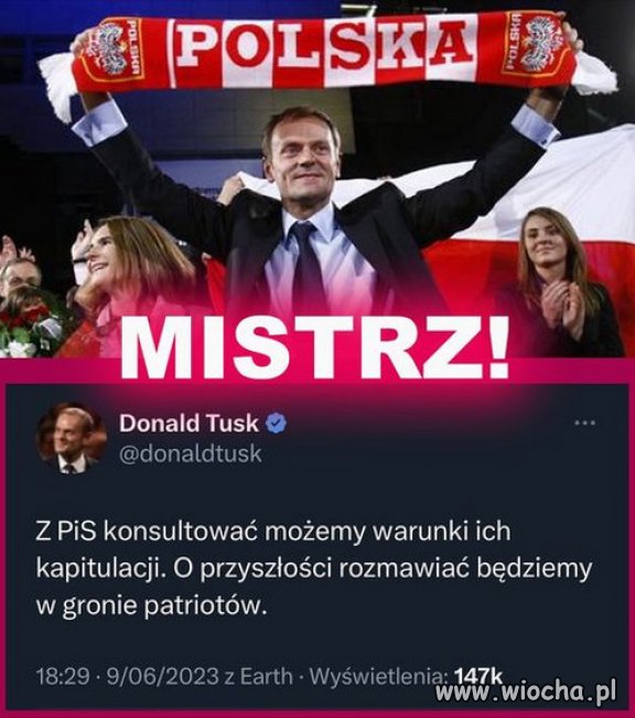 Polska PiSu, jest w drodze na Bialorus, ale jest Tusk...