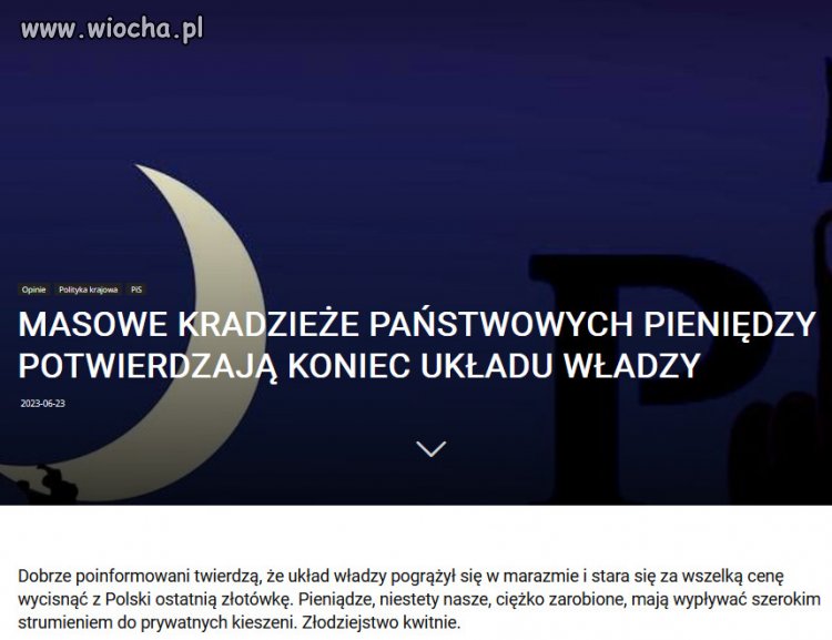 W PiS nikt nie wierzy w zwycięstwo.