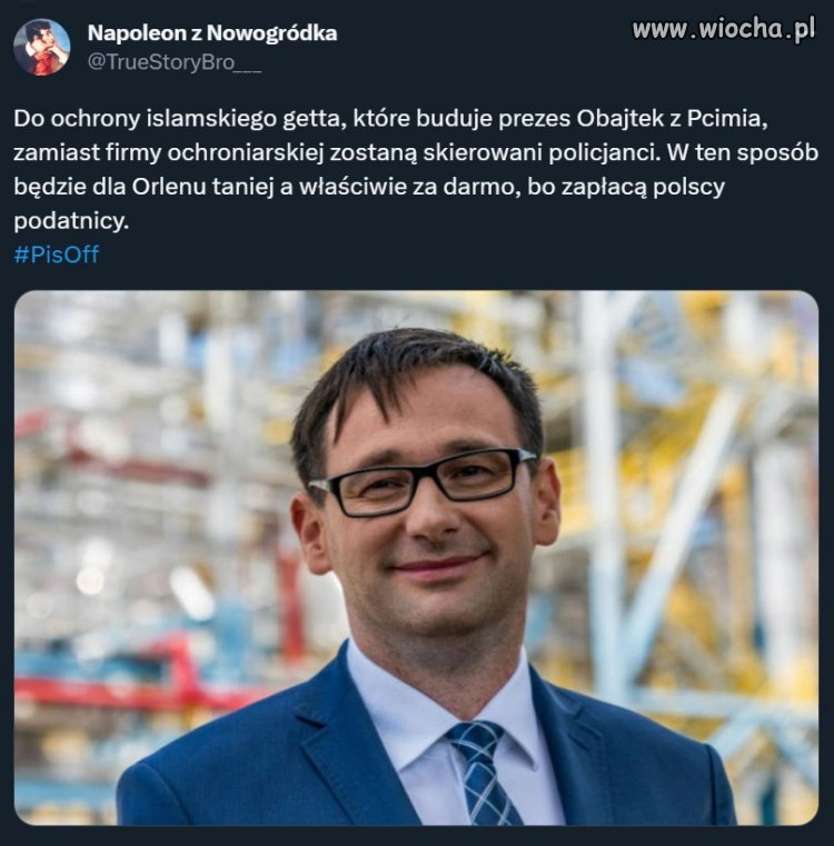 Jak daje im paliwo na zeszyt, to musi być odwdzięczenie.