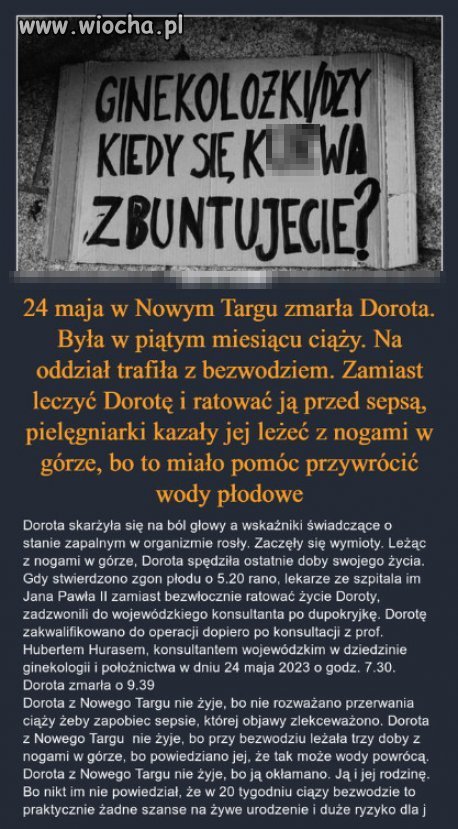 Dzien jak co dzien w Polsce rzadow, katotalibanow.