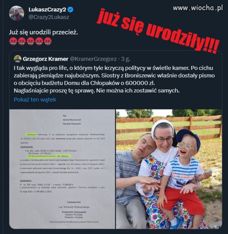 Cieniutko w polskim budżecie musi być, kiedy nawet swoim zabierają