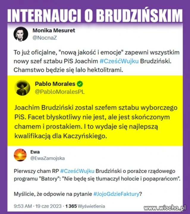 Internauci o nowym szefie sztabu wyborczego pis