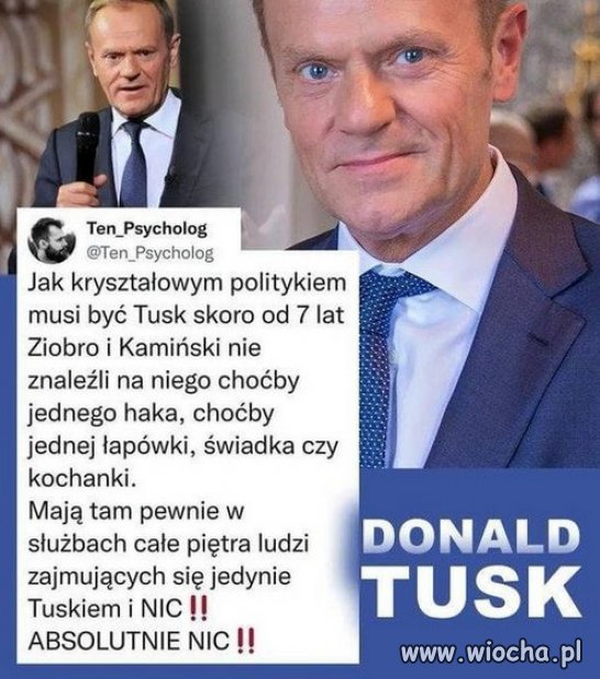 PiS od 8 lat knuje i szczuje na Tuska i NIC!!!