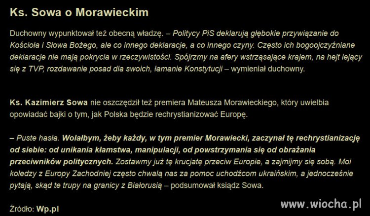 W PiS zbierają szczęki z podłogi po TYCH słowach ...