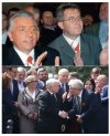 Jeszcze nie siedzi...Bo dzisiaj go widziałam, jak wymądrzał się w TVpis...Cela + go jeszcze nie objęła... 