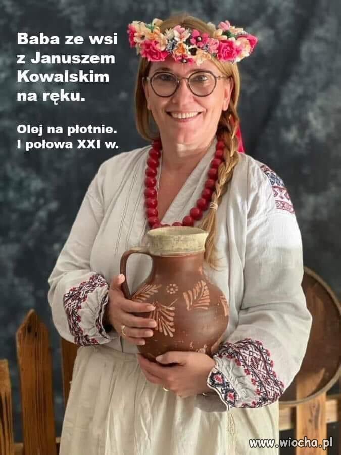 Wygląda jak źle ucharakteryzowany transwestyta.