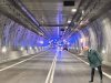 Maliniak otwiera tunel.