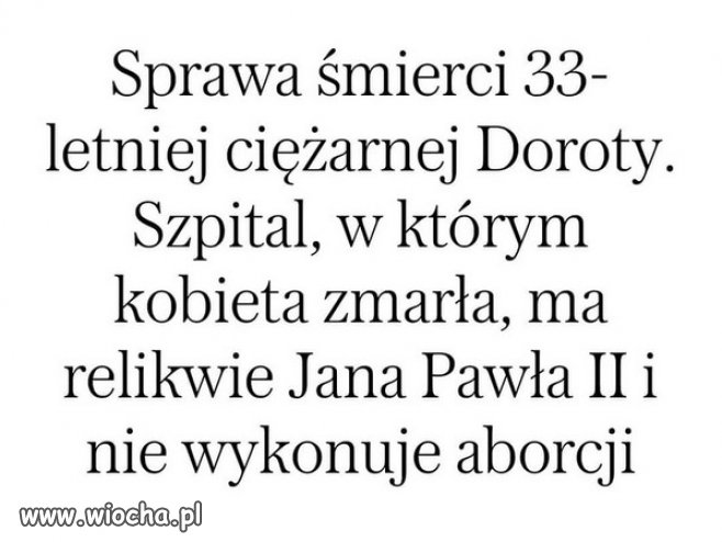 Relikwie JPII nie pomogly, ani dziecku, ani matce!