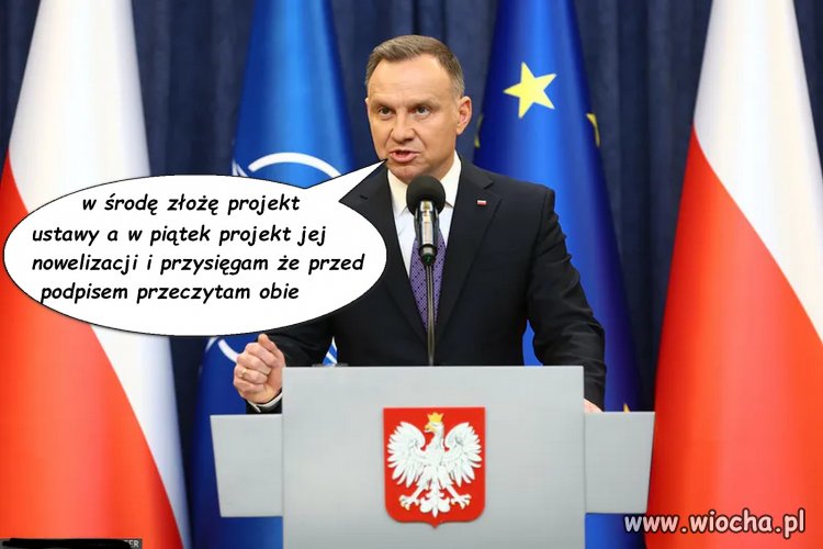 Dzisiaj duda obiecał