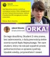 Orka po pisowskim debilu
