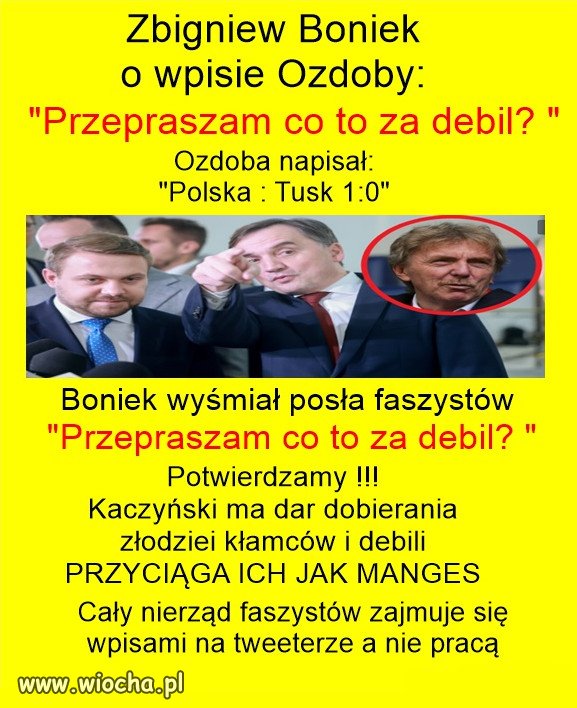 Znacie kogos normalnego i uczciwego w Cyrku Kaczynskiego?
