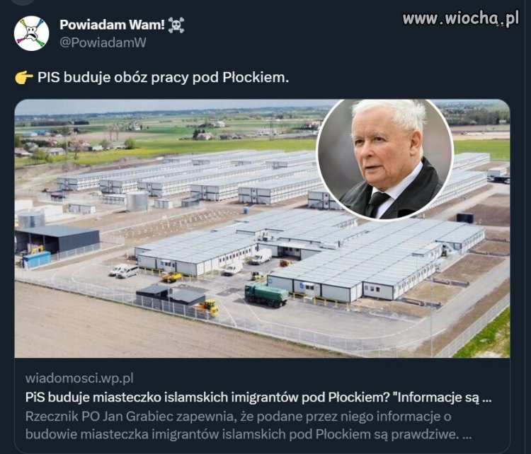 Czy pod Płockiem PiS buduje 13 tysięczne miasteczko 