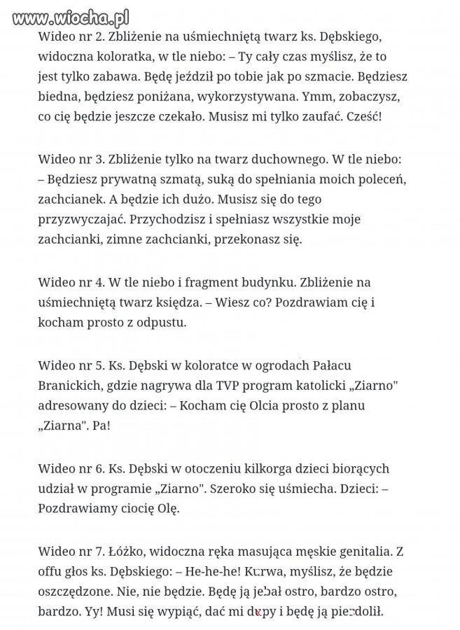 W obronie chrześcijan? Przed takimi zboczeńcami trzeba bronić kobiety i dzieci; 