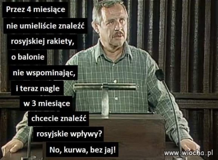 Widać, jak to wszystko grubymi nićmi szyte!