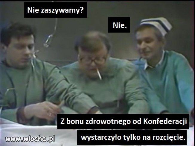 Ochrona zdrowia wg Konfederacji...