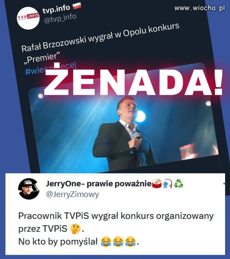 A to ci niespodzianka, kto by przypuszczał.